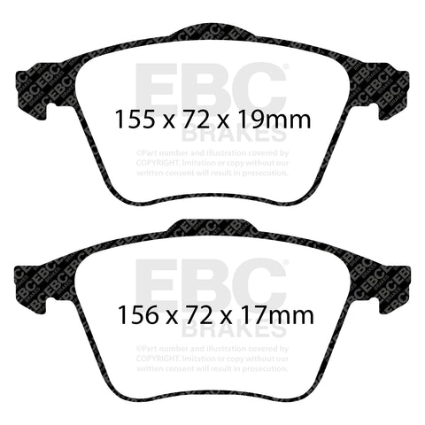 EBC Brakes Pad and Disc Full vehicle Kit (PD40K2036)