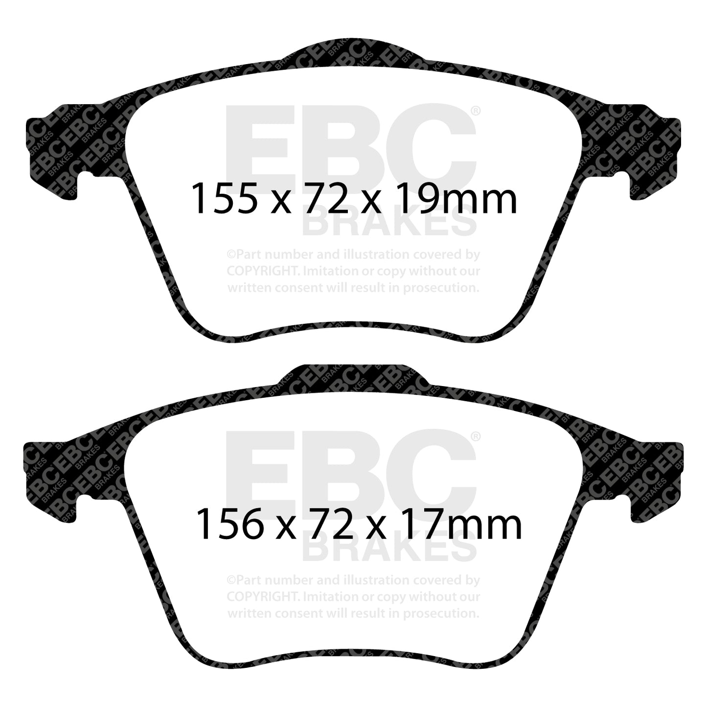 EBC Brakes Pad  and  Disc Kit (PD02KF497)