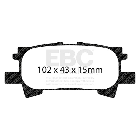 EBC Brakes Pad and Disc Full vehicle Kit (PD40K1087)