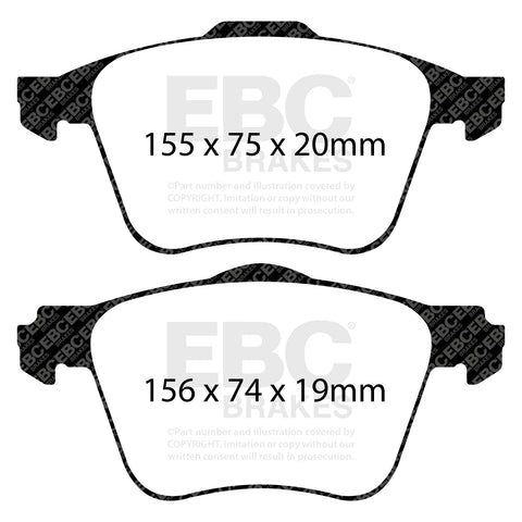 EBC Brakes Pad and Disc Kit (PD08KF537)