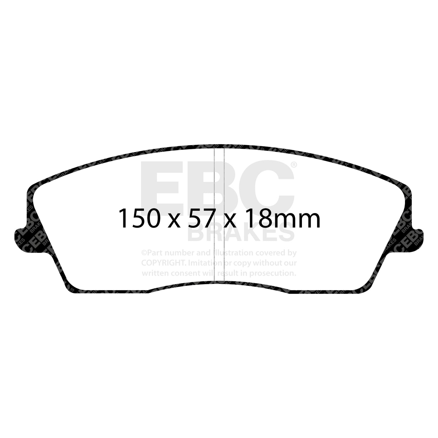 EBC Greenstuff 2000 Series Sport Brake Pad Set (DP21723)