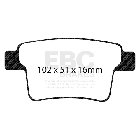 EBC Brakes Pad  and  Disc Kit (PD01KR309)