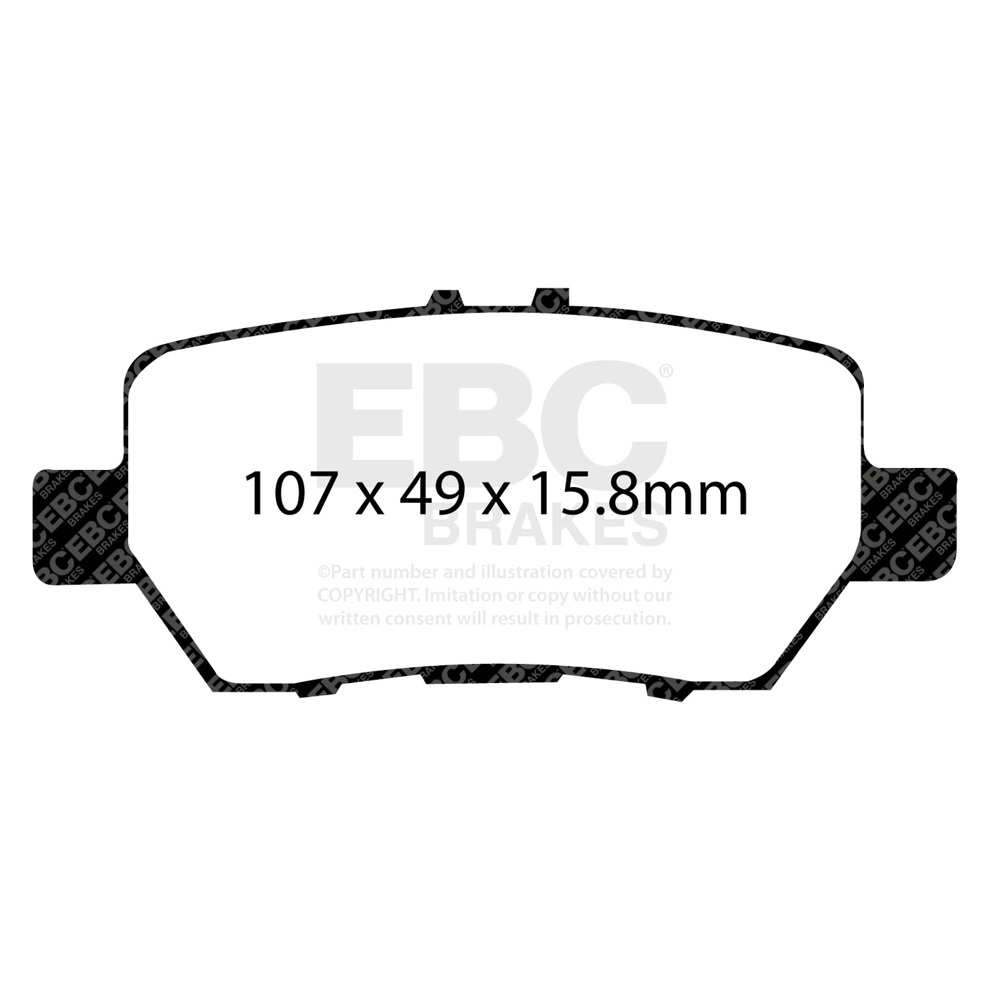 EBC Redstuff 3000 Series Sport Brake Pad Set (DP31736C)