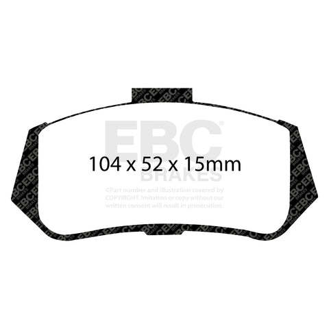 EBC Ultimax OE Replacement Brake Pad Set (DP173)