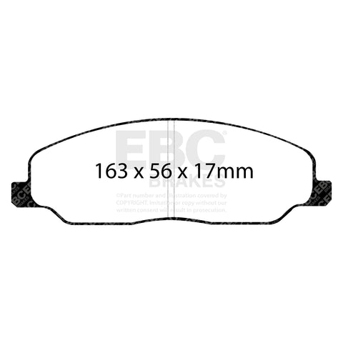 EBC Brakes RP1 Racing Pad (DP81740RP1) Front