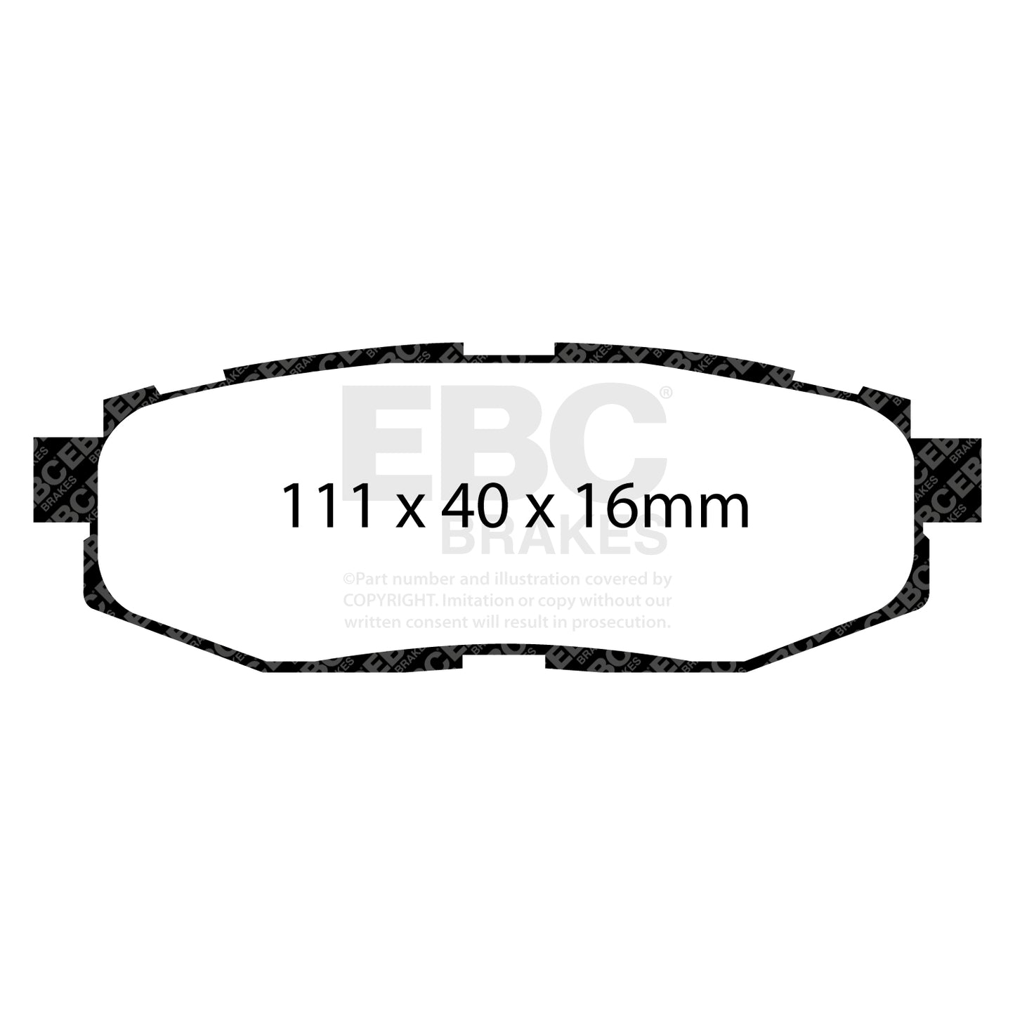 EBC Orangestuff 9000 Series Race Brake Pad Set (DP91758)