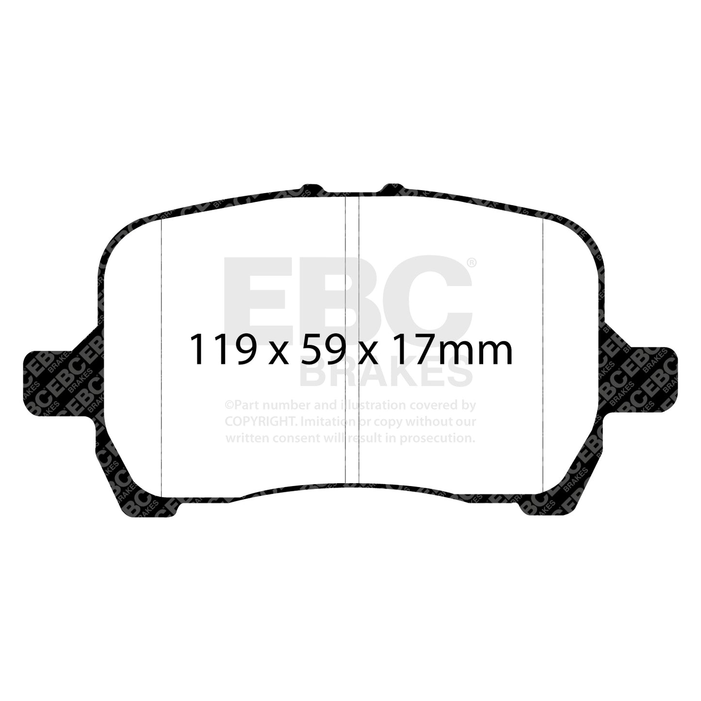 EBC Redstuff Brake Pad 3000 Series Sport Set (DP31763C)