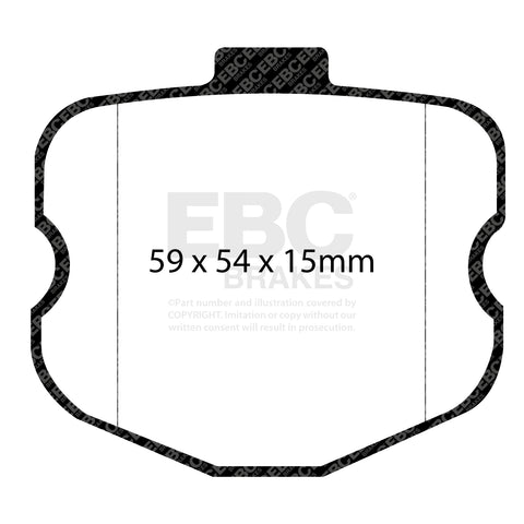 EBC SR Series Race Pads DP81771/2.14SR21 Rear
