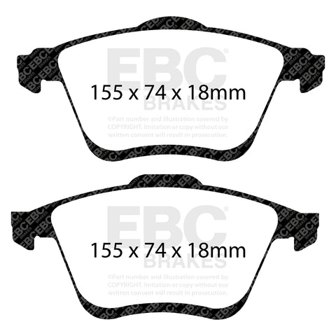EBC Brakes Pad and Disc Full vehicle Kit (PD40K1112)