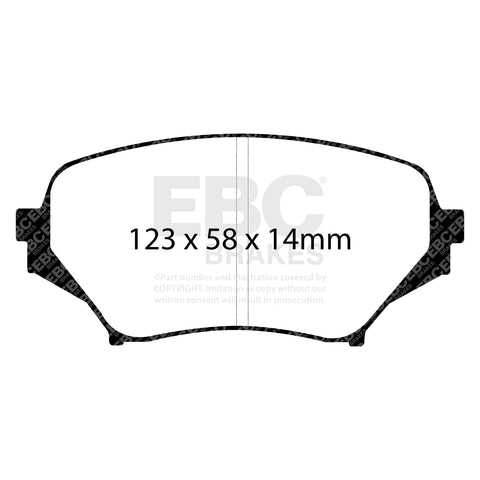 EBC Brakes Pad and Disc Kit (PD06KF392)