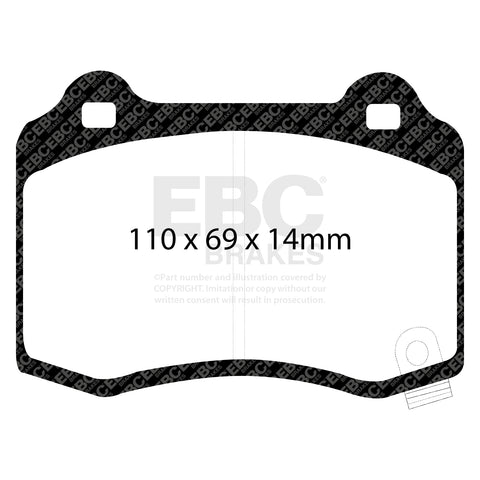 EBC Brakes Pad and Disc Full vehicle Kit (PD40K981)