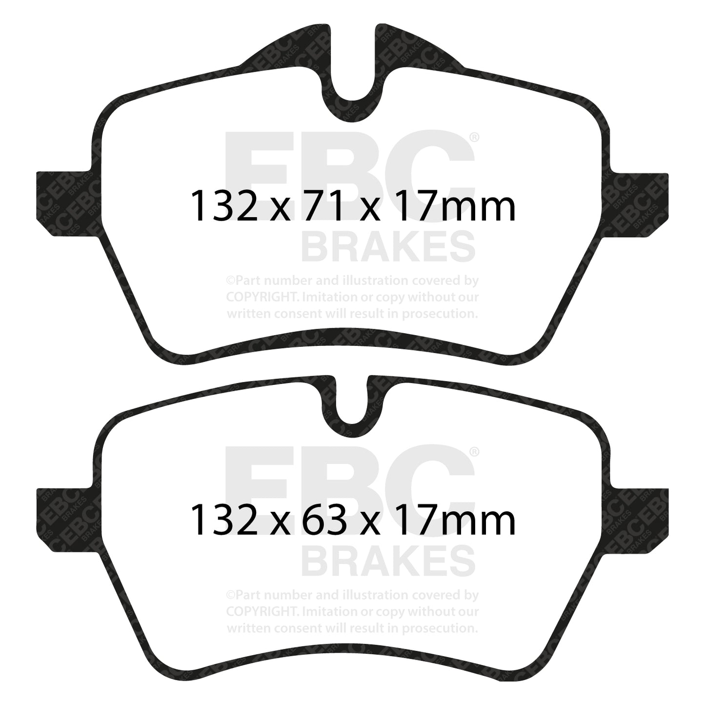 EBC Brakes Pad and Disc Full vehicle Kit (PD40K1293)