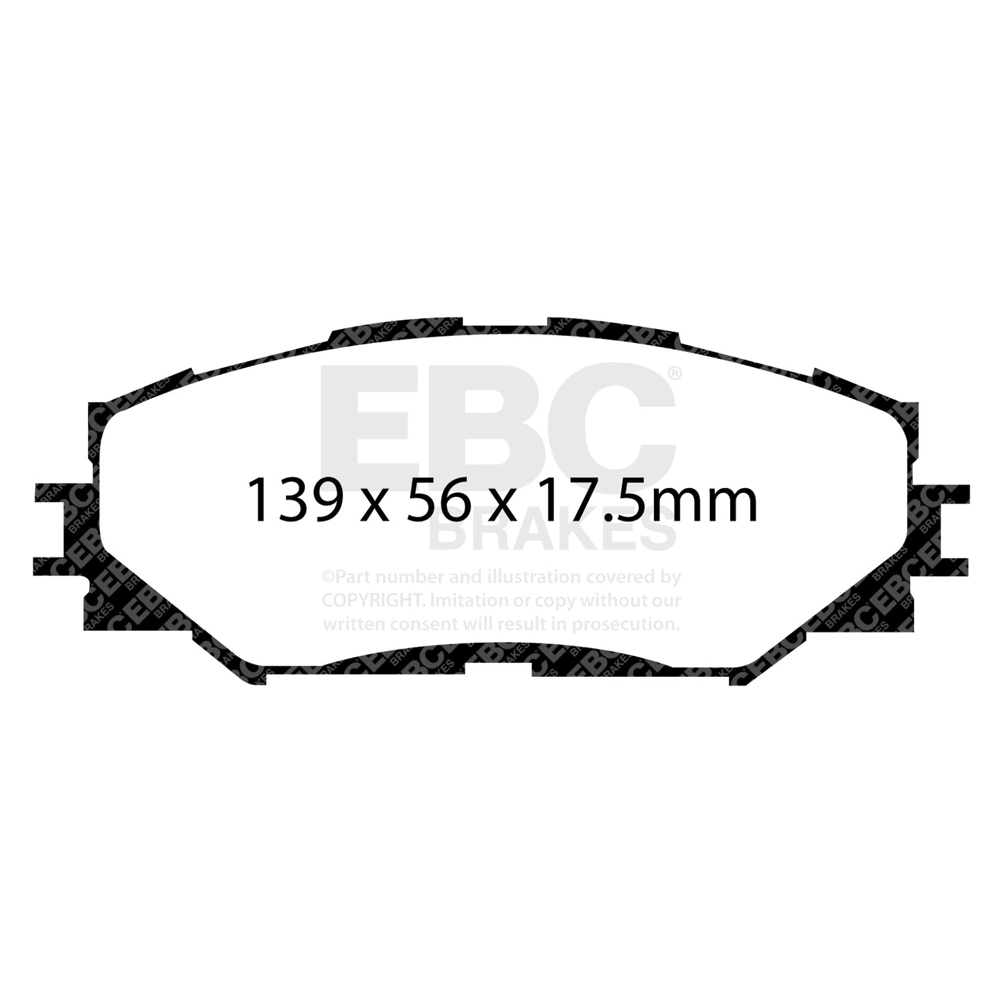 EBC Brakes Pad and Disc Full vehicle Kit (PD40K1878)