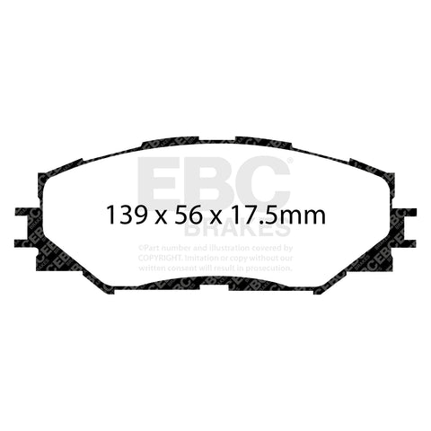 EBC Brakes Pad and Disc Full vehicle Kit (PD40K1782)