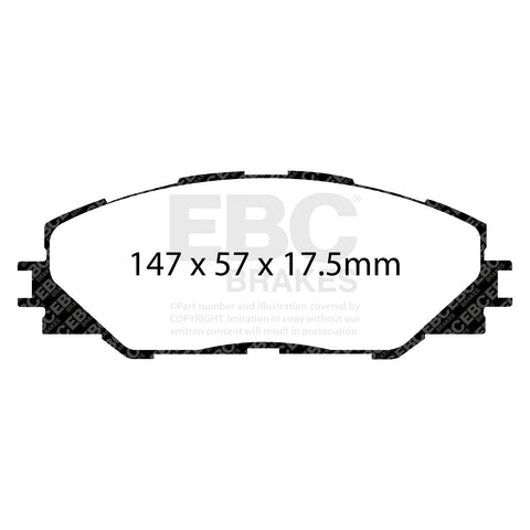 EBC Brakes Pad and Disc Full vehicle Kit (PD40K2177)