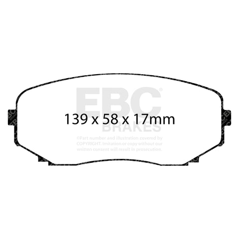 EBC Ultimax OE Replacement Brake Pad Set (DP1794)