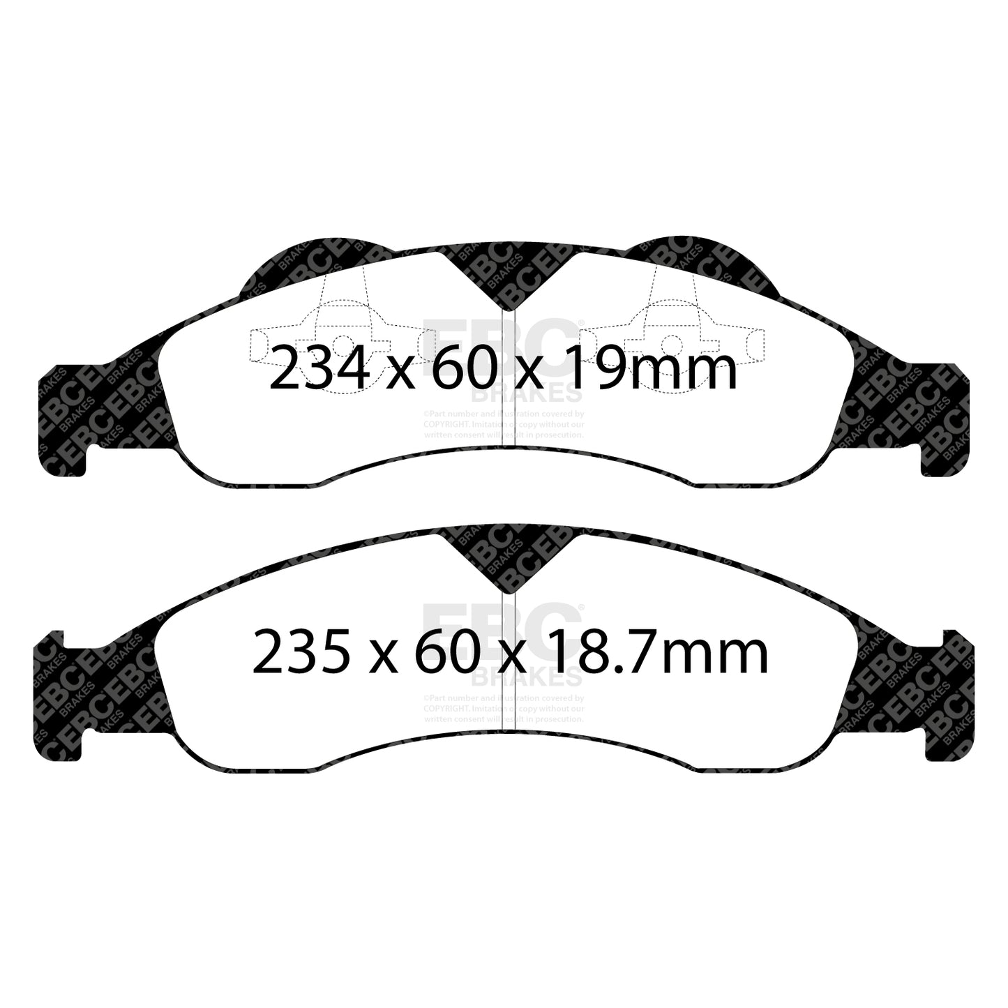 EBC Brakes Pad and Disc Kit (PD03KF467)