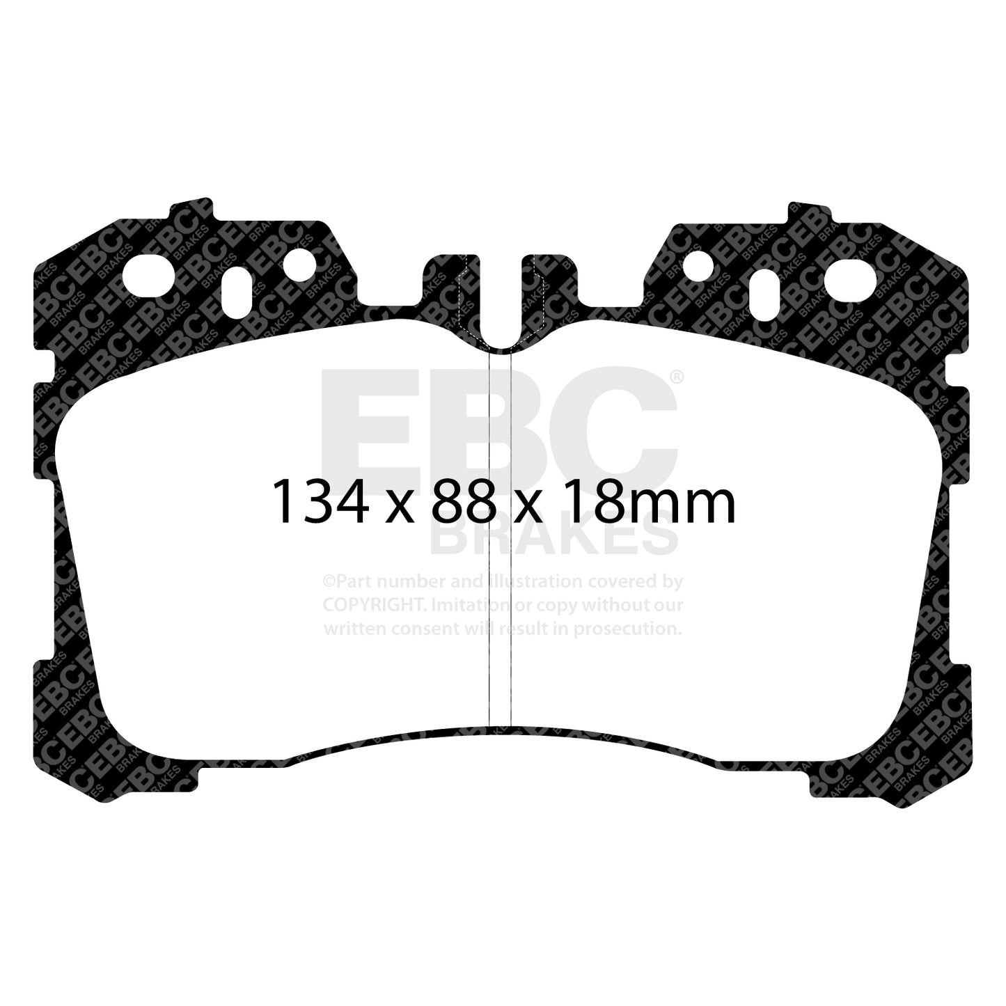 EBC Brakes Pad and Disc Full vehicle Kit (PD40K1082)