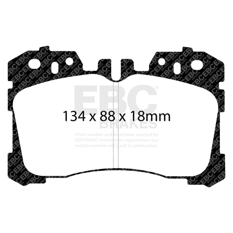 EBC Ultimax OE Replacement Brake Pad Set (DP1811)