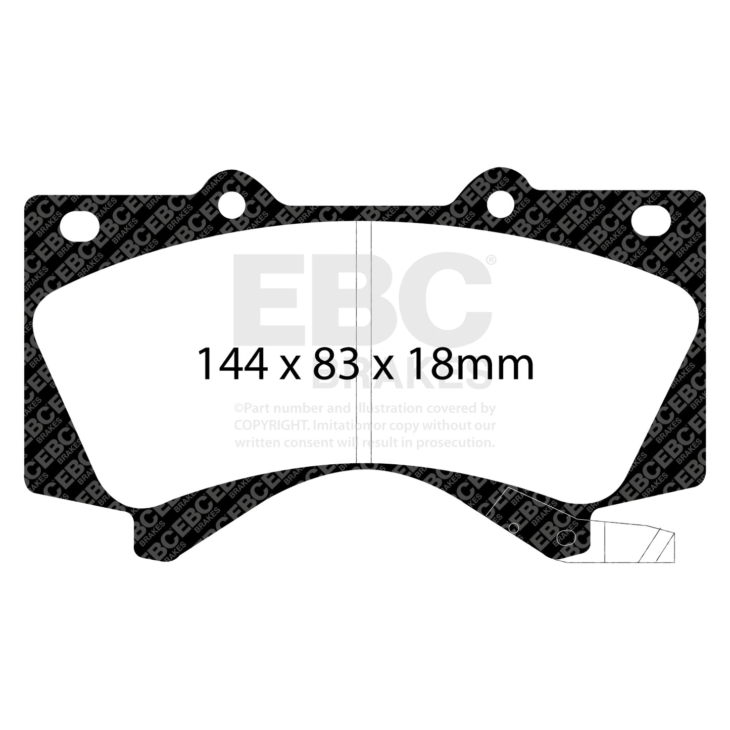 EBC Brakes Pad and Disc Kit (PD14KF715)