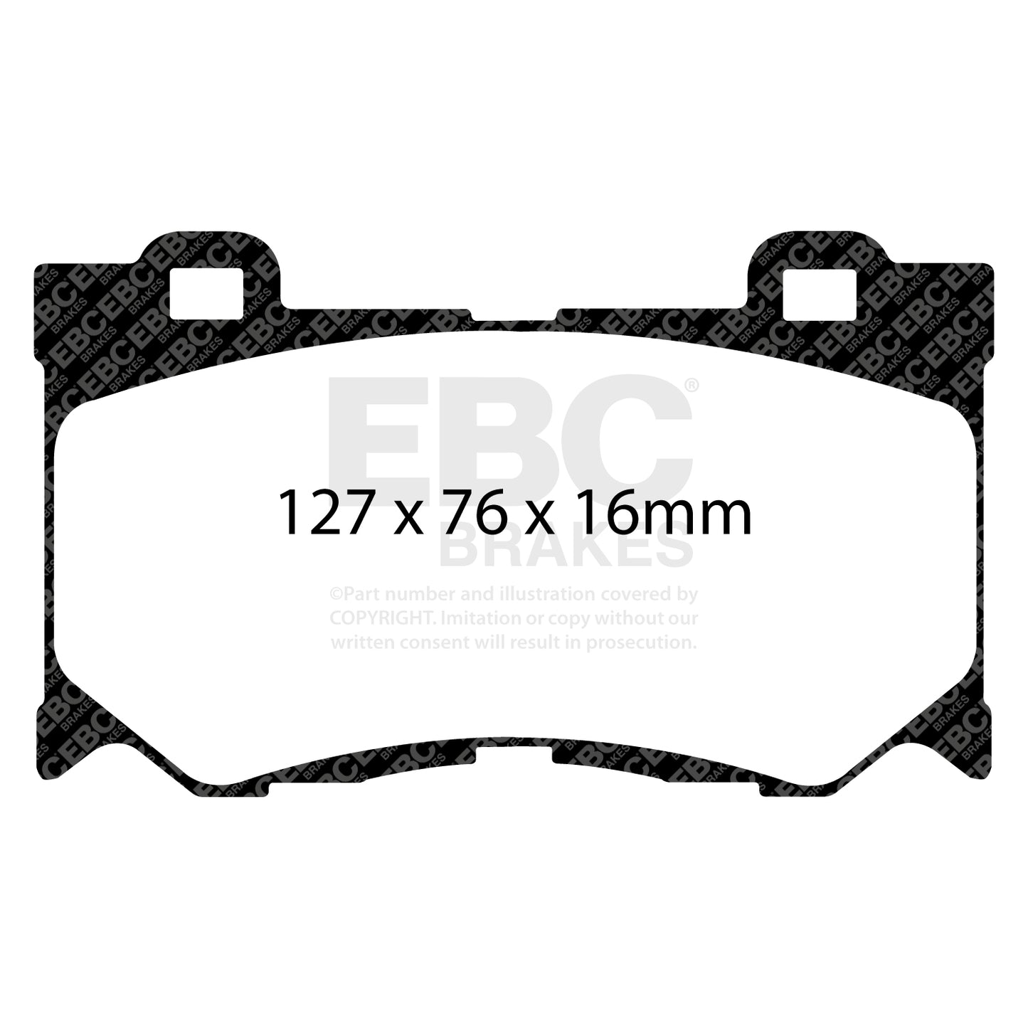 EBC Racing RP-X Track and Race Brake Pads (DP81823RPX)