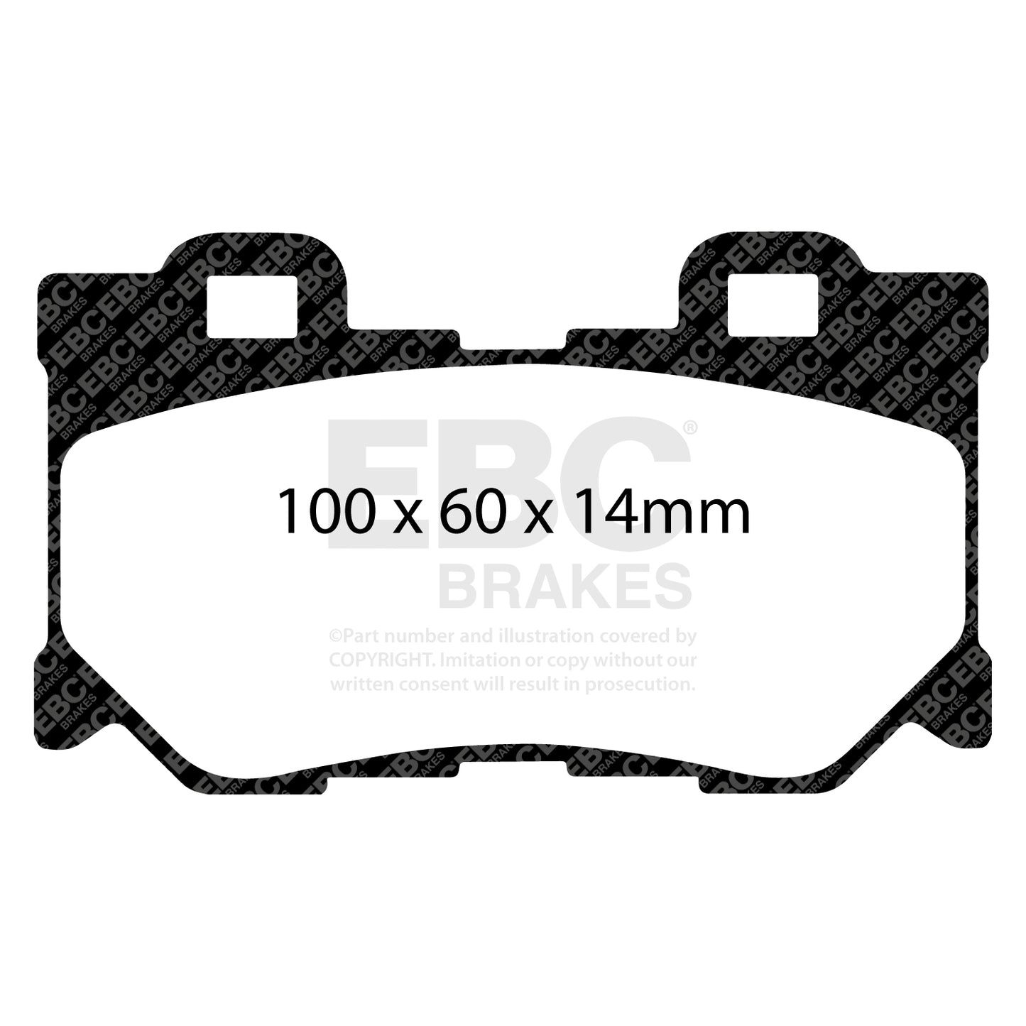 EBC RP1 Brake Pads DP81824RP1 Rear