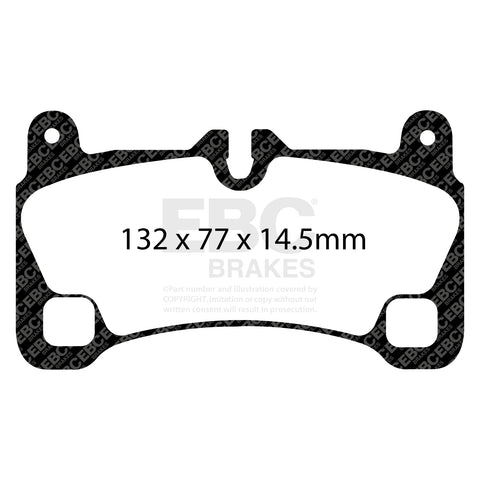 EBC Greenstuff 6000 Series Truck and SUV Brake Pad Set (DP61836)