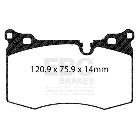 EBC Brakes Pad and Disc Kit (PD13KF482)