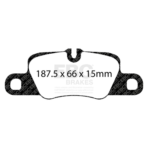 EBC Racing Brake Pads - (DP81858RPX) Rear