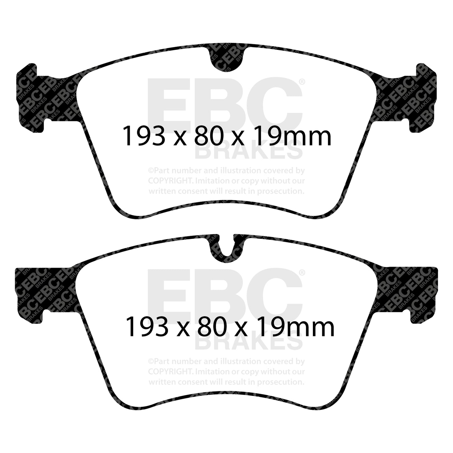 EBC Greenstuff 2000 Series Sport Brake Pad Set (DP21860)