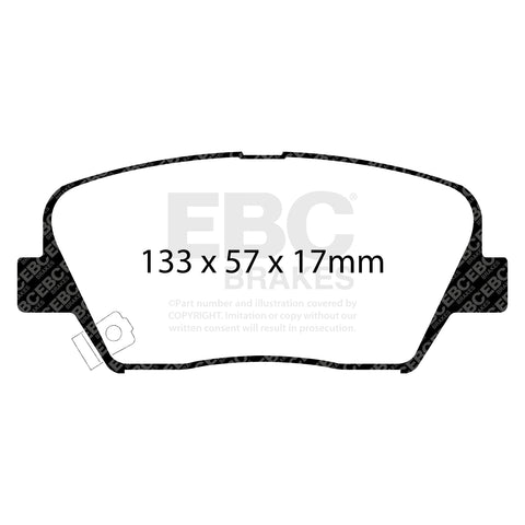 EBC Brakes Pad  and  Disc Kit (PD01KF759)