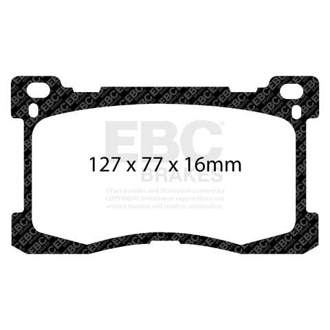 EBC Brakes Pad  and  Disc Kit (PD02KF664)