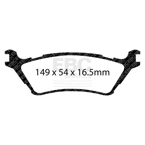 EBC Brakes Pad and Disc Kit (PDKR990)