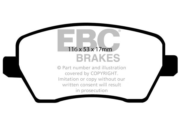 EBC Brakes Pad  and  Disc Kit (PD01KF1080)