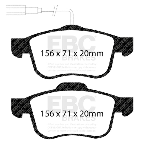 EBC Brakes Pad and Disc Full vehicle Kit (PD40K045)