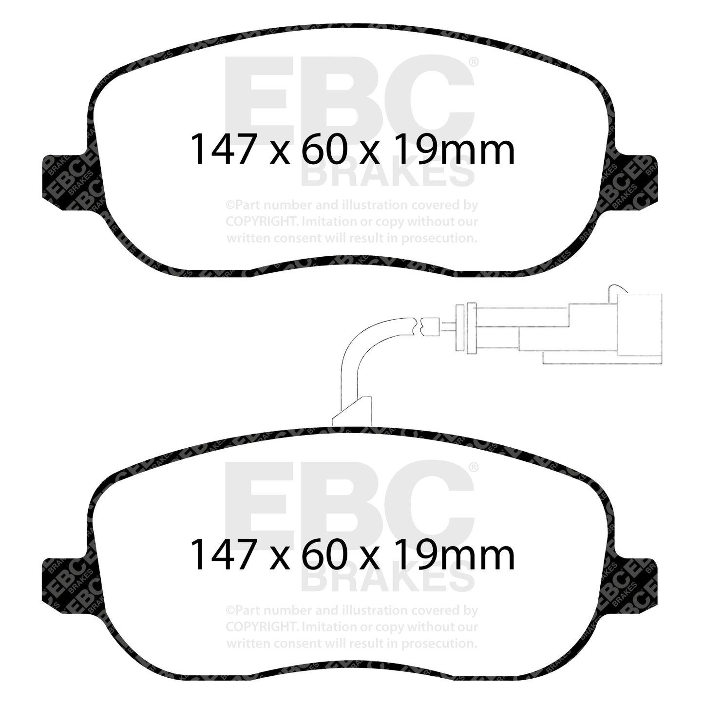 EBC Brakes Pad and Disc Kit (PDKF630)