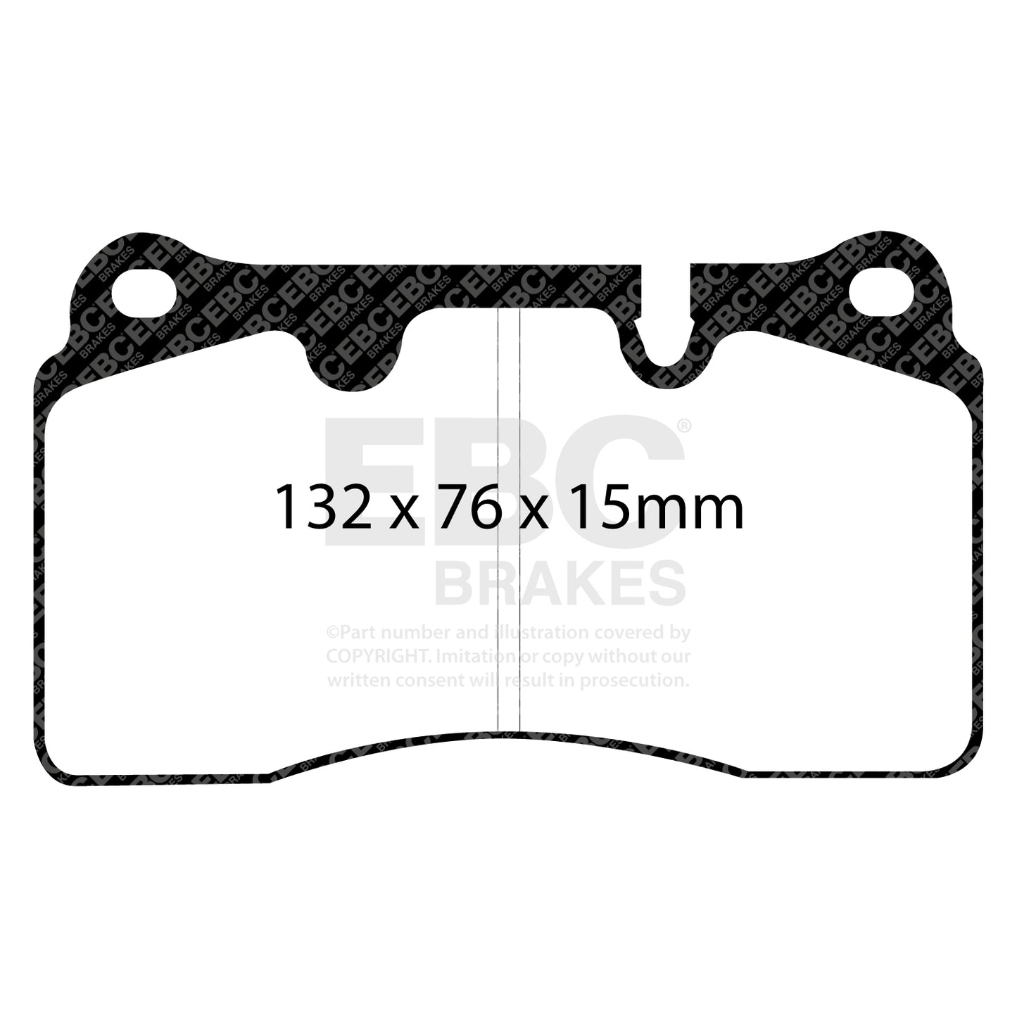 EBC Pad + 2 Piece Disc Kit P2DK057RP1 Front