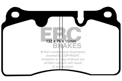 EBC Full Race RP1 Pad & 2pc Disc Kit - (P2DK057RP1) Front