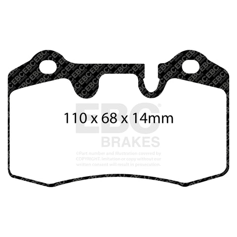 EBC Orangestuff 9000 Series Race Brake Pad Set (DP91909)