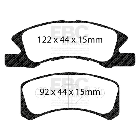 EBC Brakes Pad and Disc Kit (PDKF2272)