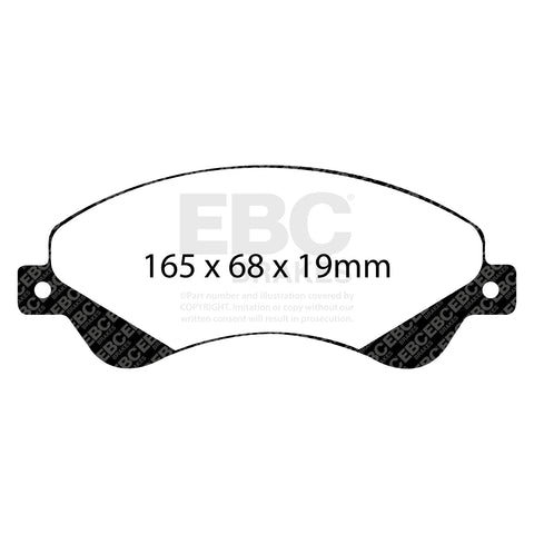 EBC Brakes Pad and Disc Full vehicle Kit (PD40K798)