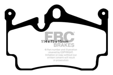 EBC Racing Brake Pads - (DP81920RP1) Rear