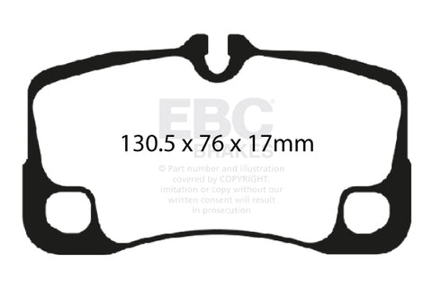 EBC RP1 Brake Pads DP81930RP1 Rear