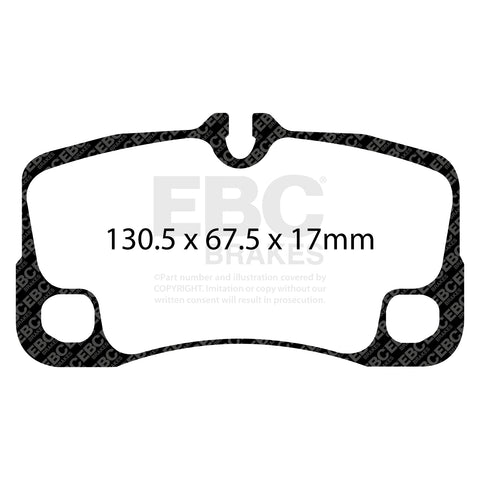 EBC Racing RP-1 Track and Race Brake Pads (DP81930RP1)