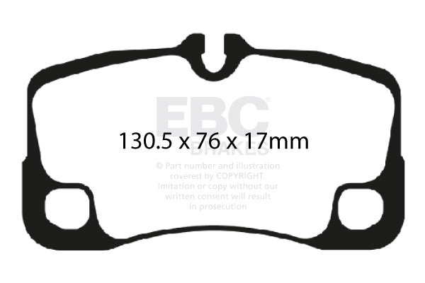 EBC Racing RP-1 Track and Race Brake Pads (DP81930RP1)