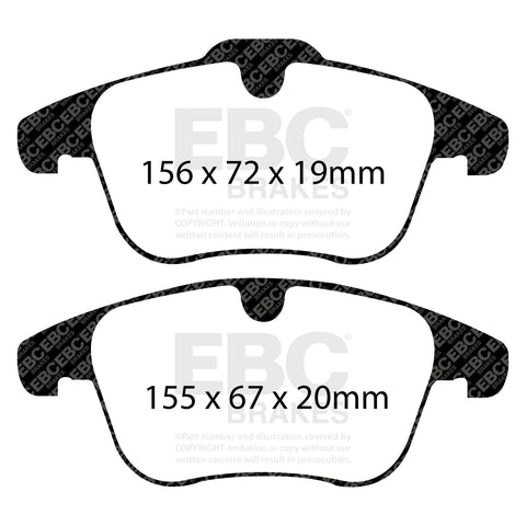 EBC Brakes Pad and Disc Kit (PD13KF332)