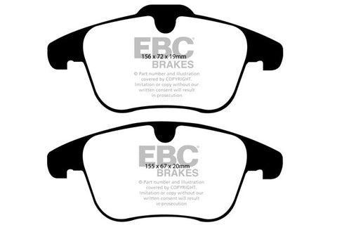 EBC Greenstuff 6000 Series Truck and SUV Brake Pad Set (DP61932)
