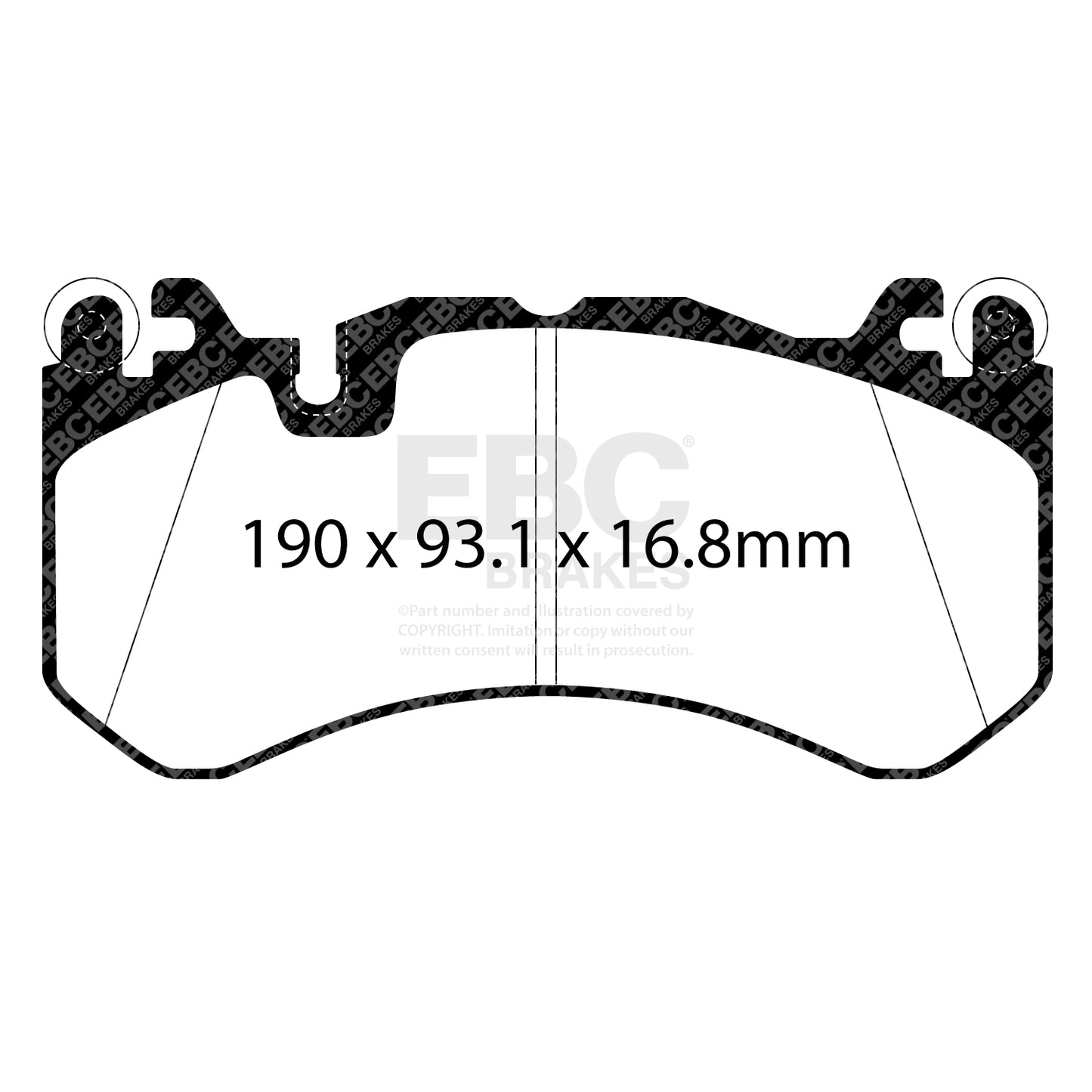 EBC Brakes RPX Racing Pad (DP81939RPX) Front