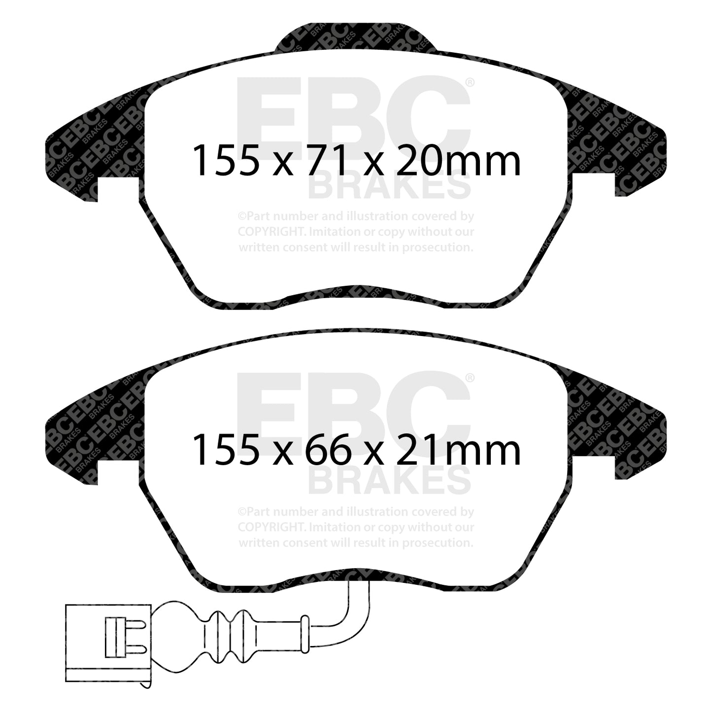 EBC Bluestuff Brake Pad 5000 Series TrackDay Set (DP51945NDX)