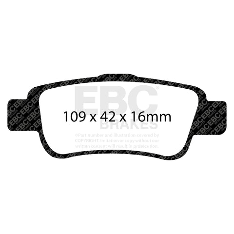 EBC Ultimax OE Replacement Brake Pad Set (DP1952)